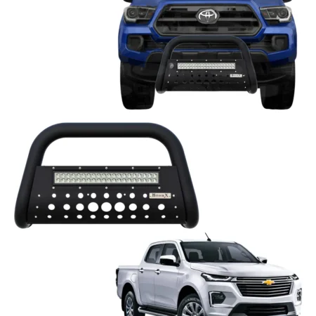 Burrera Black Con Barra Led Chevrolet S10 2022 -2025