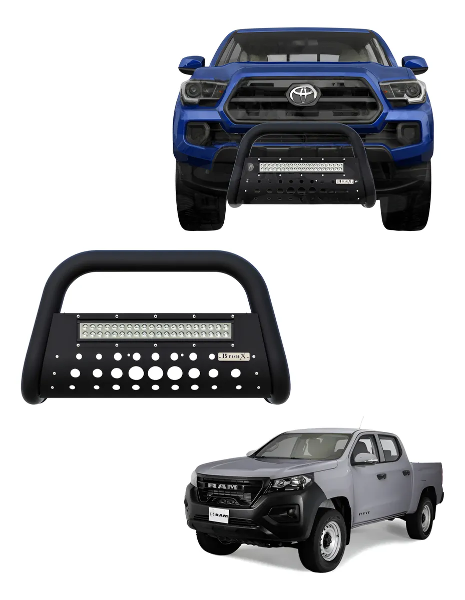 Burrera Black Con Barra Led Para Dodge Ram 1200  -2025 - Image 1