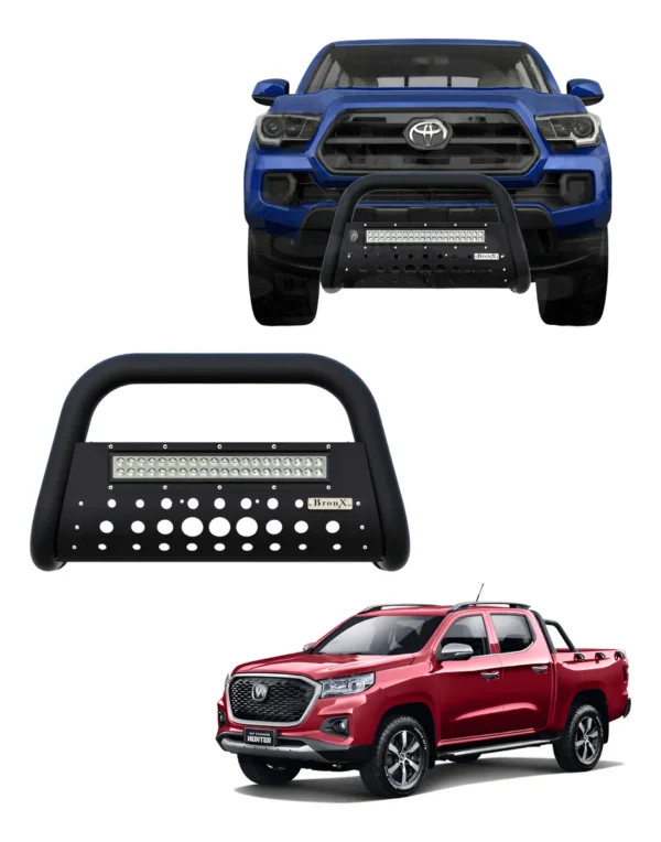 Burrera Black Con Barra Led Para Changan Hunter -2024