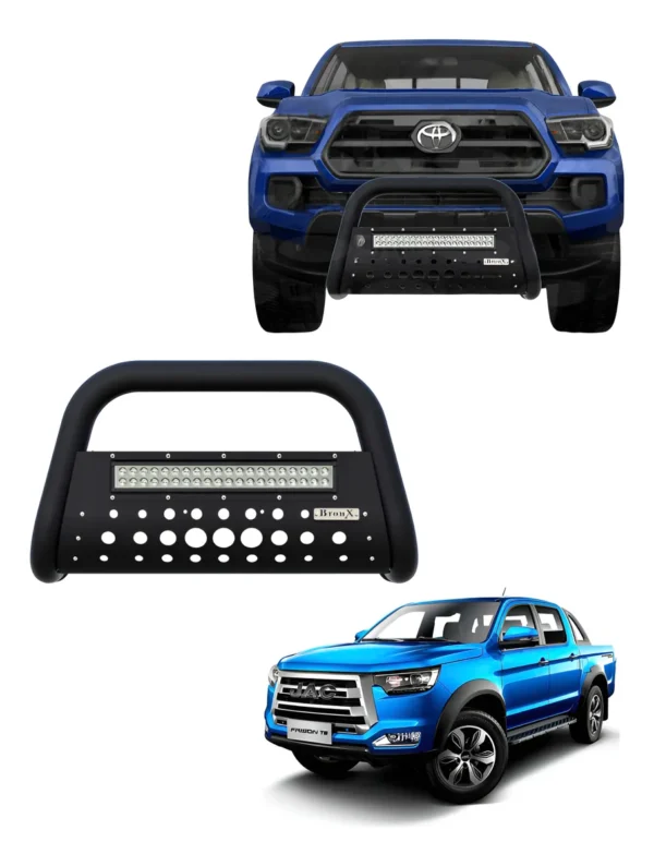 Burrera Black Con Barra Led Jac Frison T8 Diesel 4x4 21-23