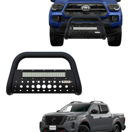 Burrera Black Con Barra Led Np300/frontier 4cil 2016-2020