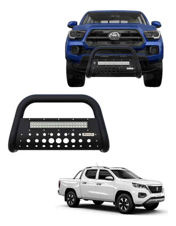 Burrera Black Con Barra Led Landtreck 4 Action 2021-2023