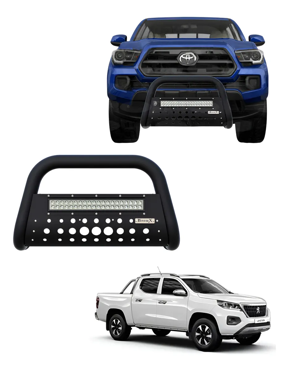 Burrera Black Con Barra Led Landtreck 4 Action 2021-2023 - Image 1