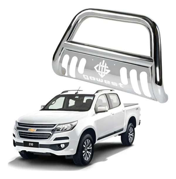 Burrera Protector Bar Cromada Chevrolet S10 2016 - 2020 +