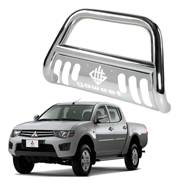 Burrera Protector Bar Cromada Mitsubishi L200 2008 - 2015