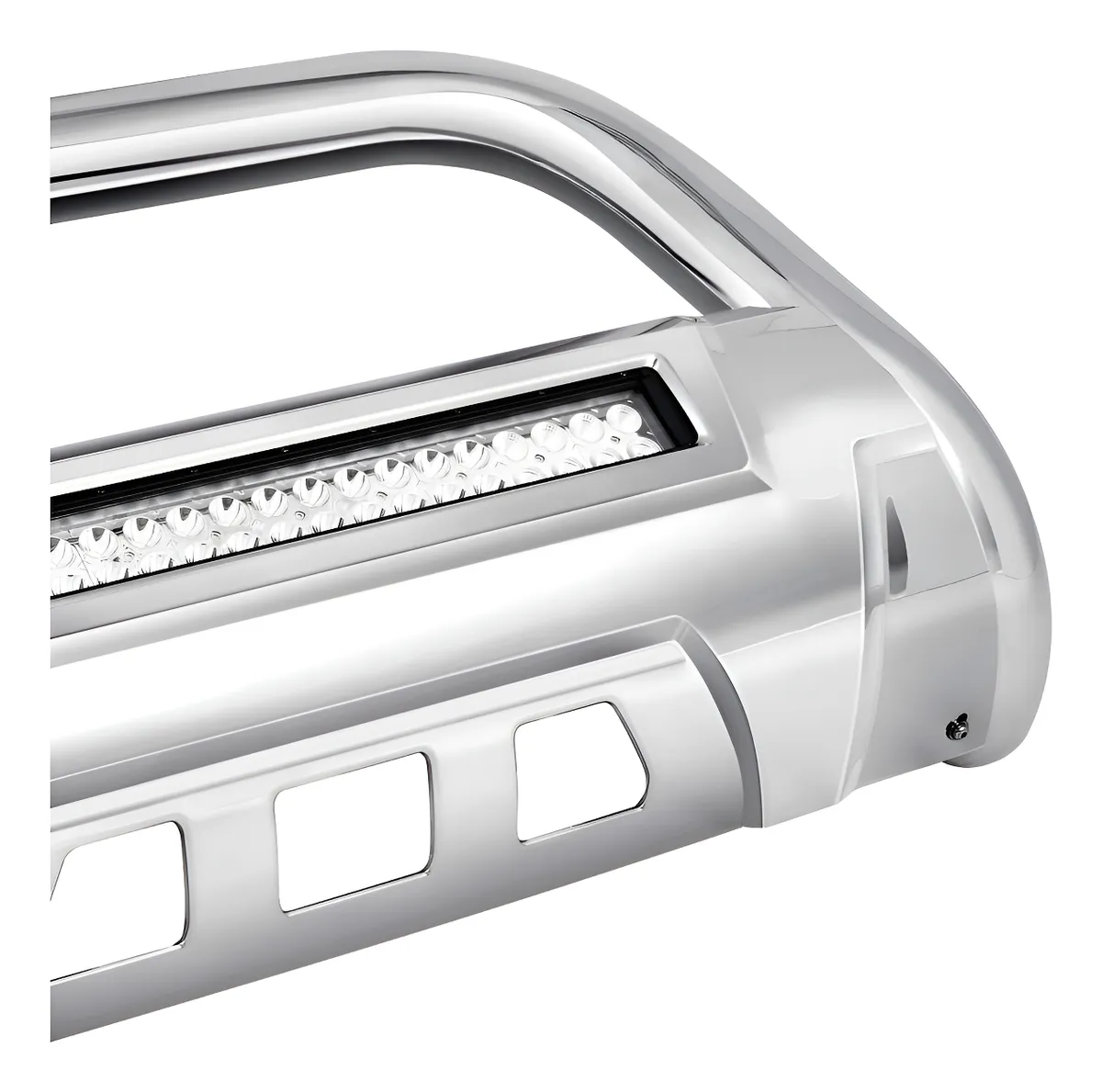 Centro De Burrera Promax Toyota Hilux 2005-2015 Inoxidable - Image 1