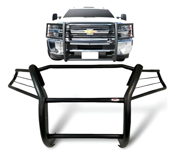 Tumbaburros Chevrolet Silverado 2007-2013 Negro Super Bronco