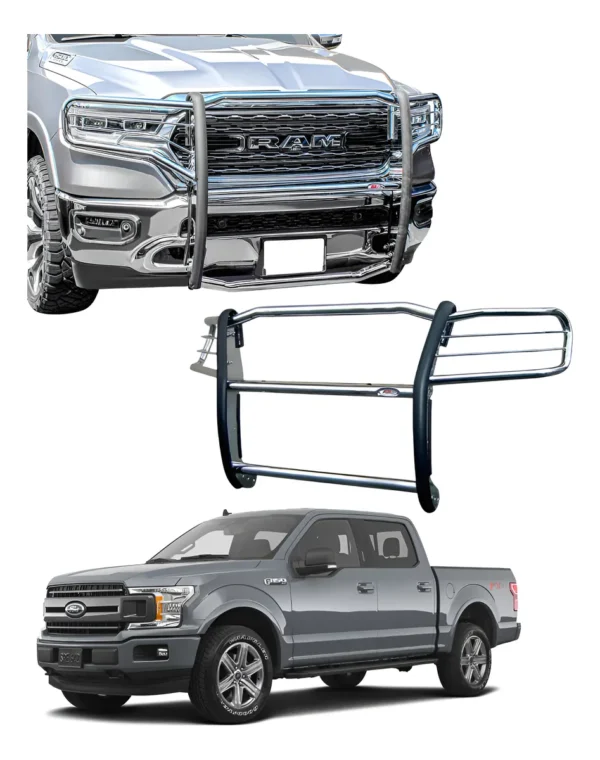 Burrera Super Bronco Cromada P/ Ford Lobo F-150 2018 - 2020