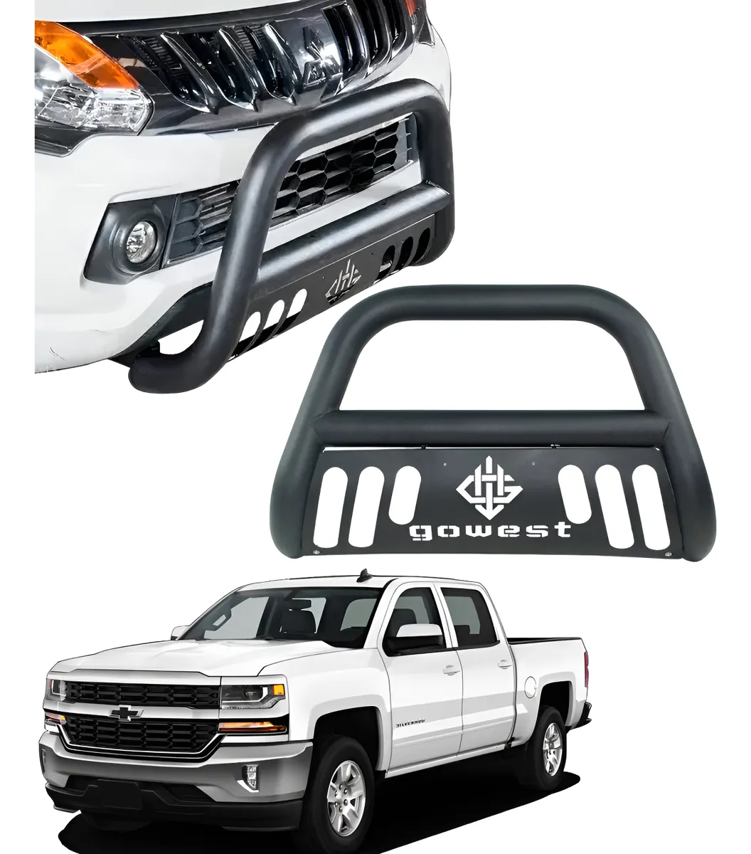 Burrera Protector Bar Negra Chevrolet Silverado 2016 - 2018 - Image 1
