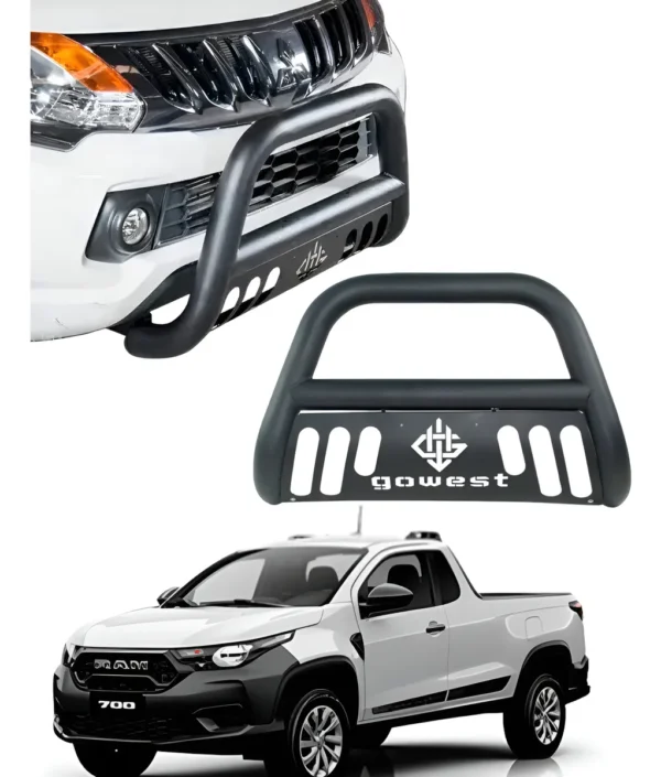 Burrera Protector Bar Negra Ram 700 Cab Sen 2014 - 2020