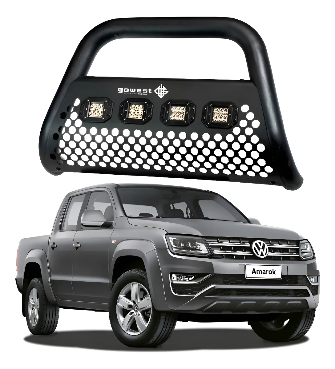 Burrera Ultra Bar 4 Faros Volkswagen Amarok 2010 - 2020 + - Image 1