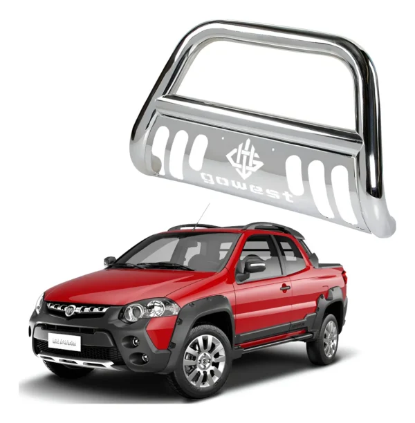 Burrera Protector Bar Cromada Ram 700 Dob Cab 2014 - 2020