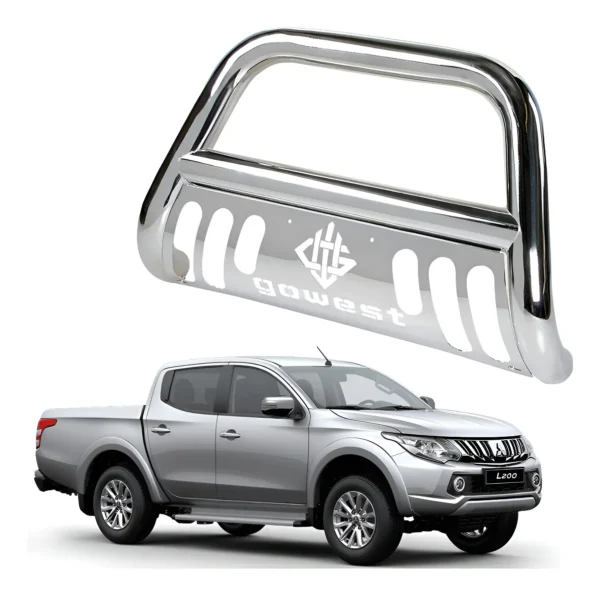 Burrera Protector Bar Cromada Mitsubishi L200 2016 - 2019