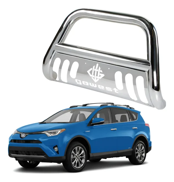 Burrera Protector Bar Cromada Toyota Rav4 2013 - 2018