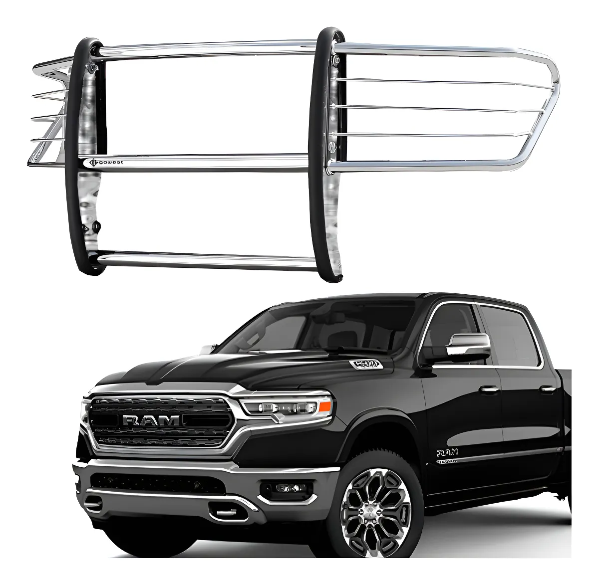 Burrera Euroguard Inoxidable Ram 1500 Y 2500 2009 - 2023 - Image 1