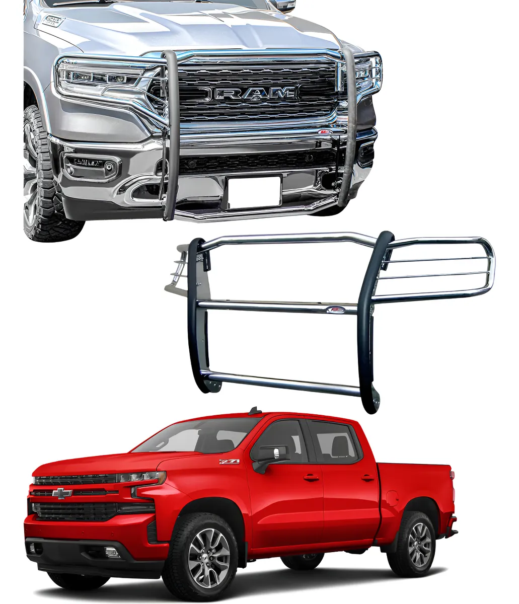 Burrera Super Bronco Cromada Chevrolet Silverado 2019 - 2021 - Image 1