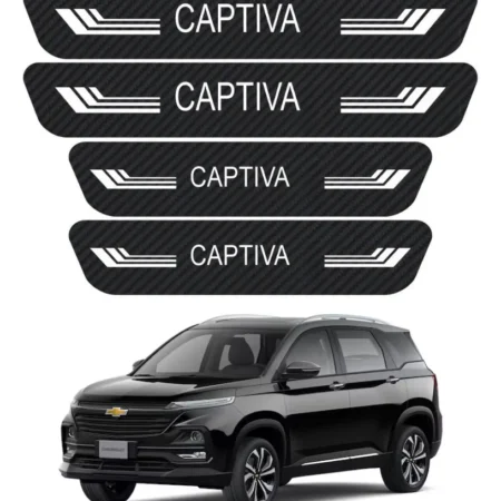 Sticker Protección De Estribos Puertas Chevrolet Captiva