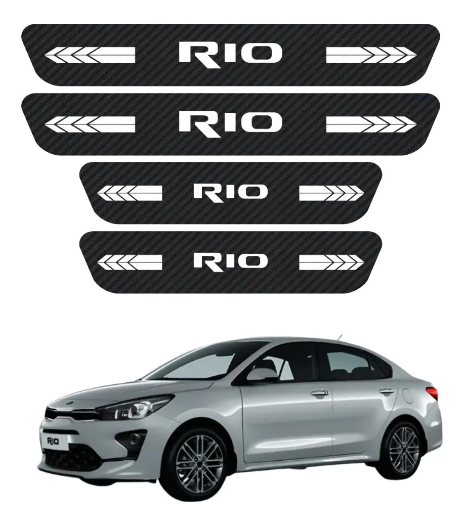 Cinta Protectora Bl Embellecedora Estribos Para Kia Rio - Image 1