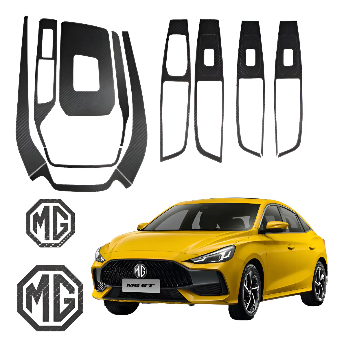 Sticker Protector De  Puertas Y Panel Central Mg Gt 22 - 23 - Image 1