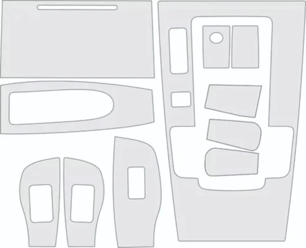 Protector Ppf Transparente Mazda 2019 - 2023 Consola Puertas