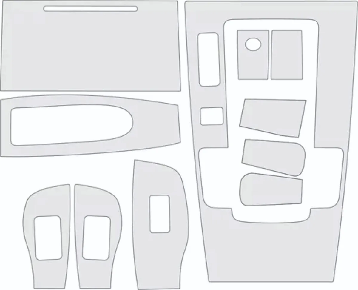 Protector Ppf Transparente Mazda 2019 - 2023 Consola Puertas - Image 1