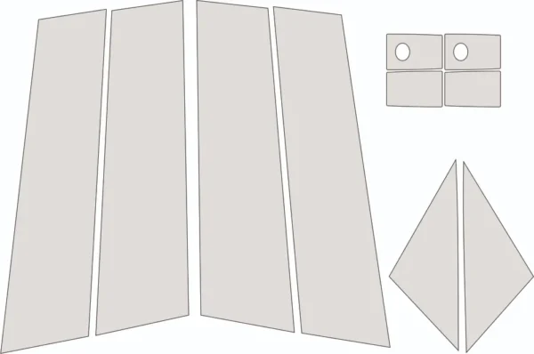 Protección Ppf Postes Exteriores Para Mazda 3 2020 Al 2023