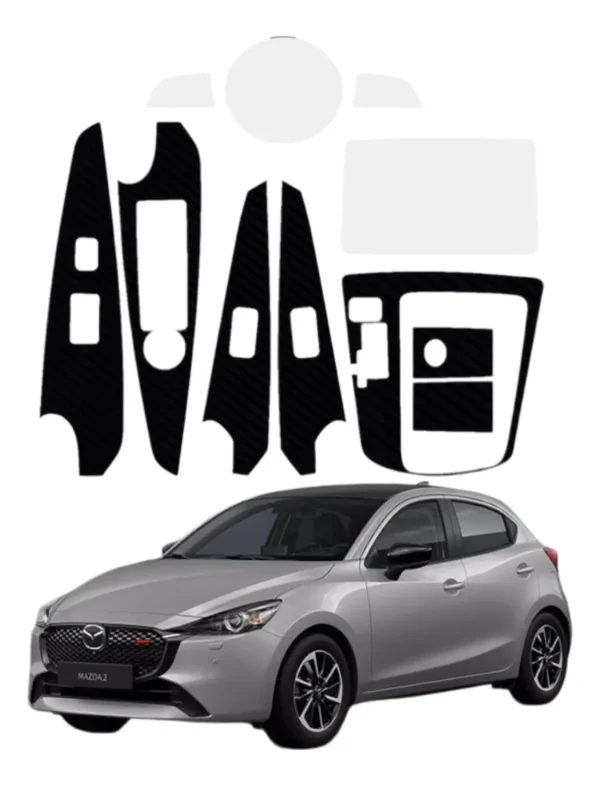 Kit Protector En Ppf Y Fibra De Carbono Mazda 2 2023