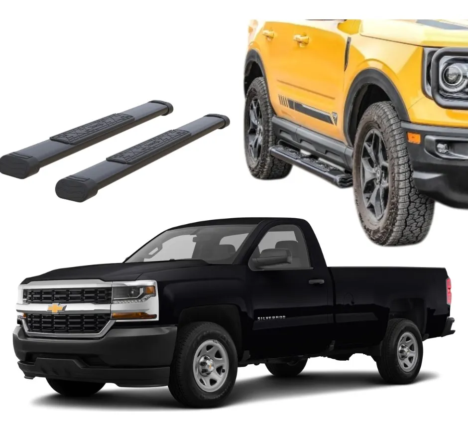 Estribos Chevrolet Silverado 2014 - 2015 Cabina Sencilla - Image 1