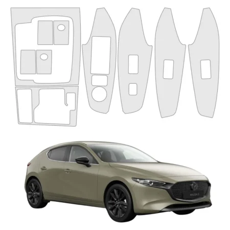 Vinil Protectores Ppf Puertas Mazda 3 2017-2018
