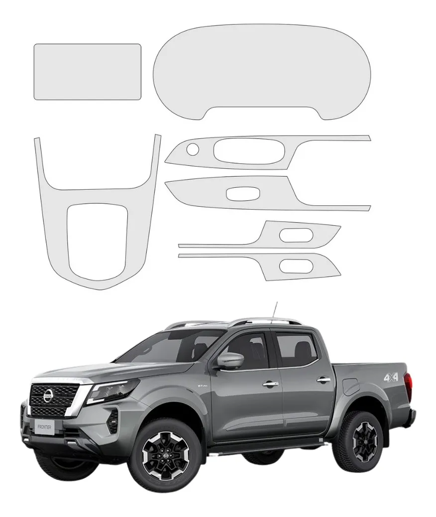 Kit Completo Sticker Bl Para Nissan Frontier 2024 - Image 1