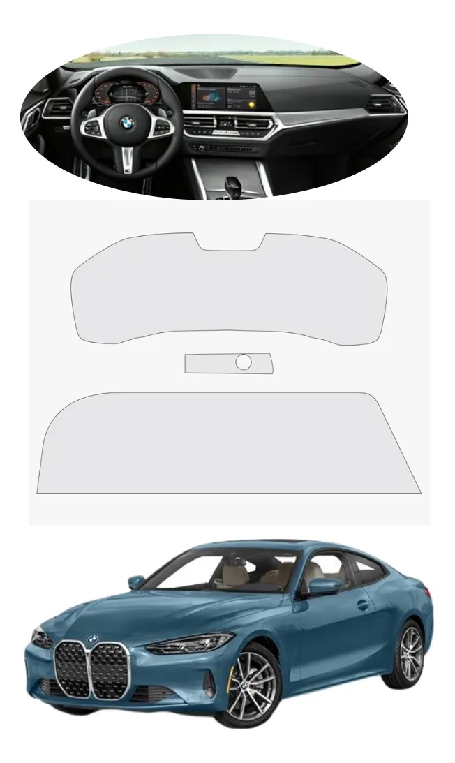 Mica Protector De Pantalla Y Clúster Bmw Serie 4 2019  2023 - Image 1
