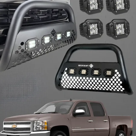 Kit Burrera Para Chevrolet Silverado 2007 - 2013 + 4 Led