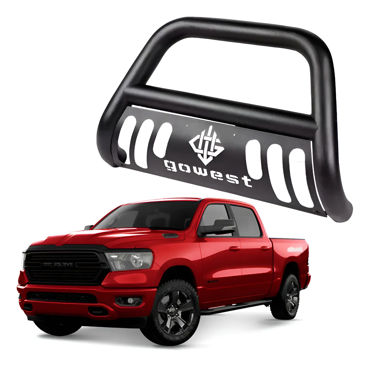 Burrera Protector Bar Negra Ram 1500 / 2500 2009 - 2021 - Image 1