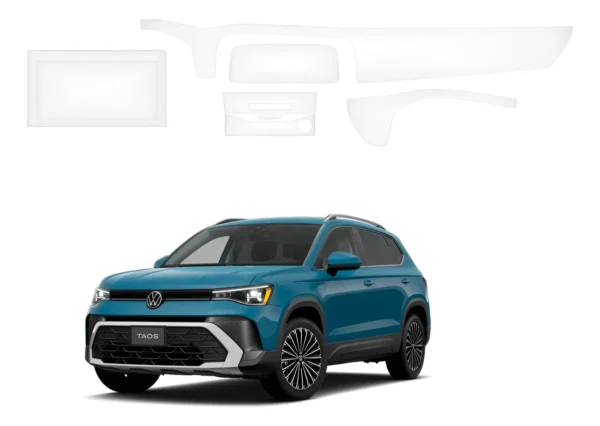 Kit De Protección Ppf  Interior  Para Vw Taos 2025
