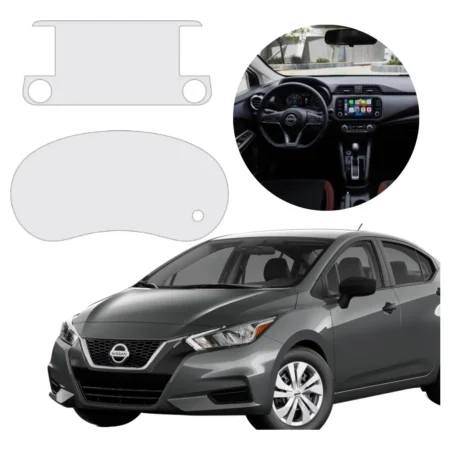 Protector Mica Pantalla Y Tacometro Para Nissan Versa 2023