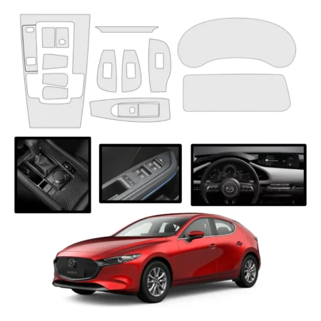Kit Completo De Proteccion Ppf Mazda 3 2024 Hb Y Sedan
