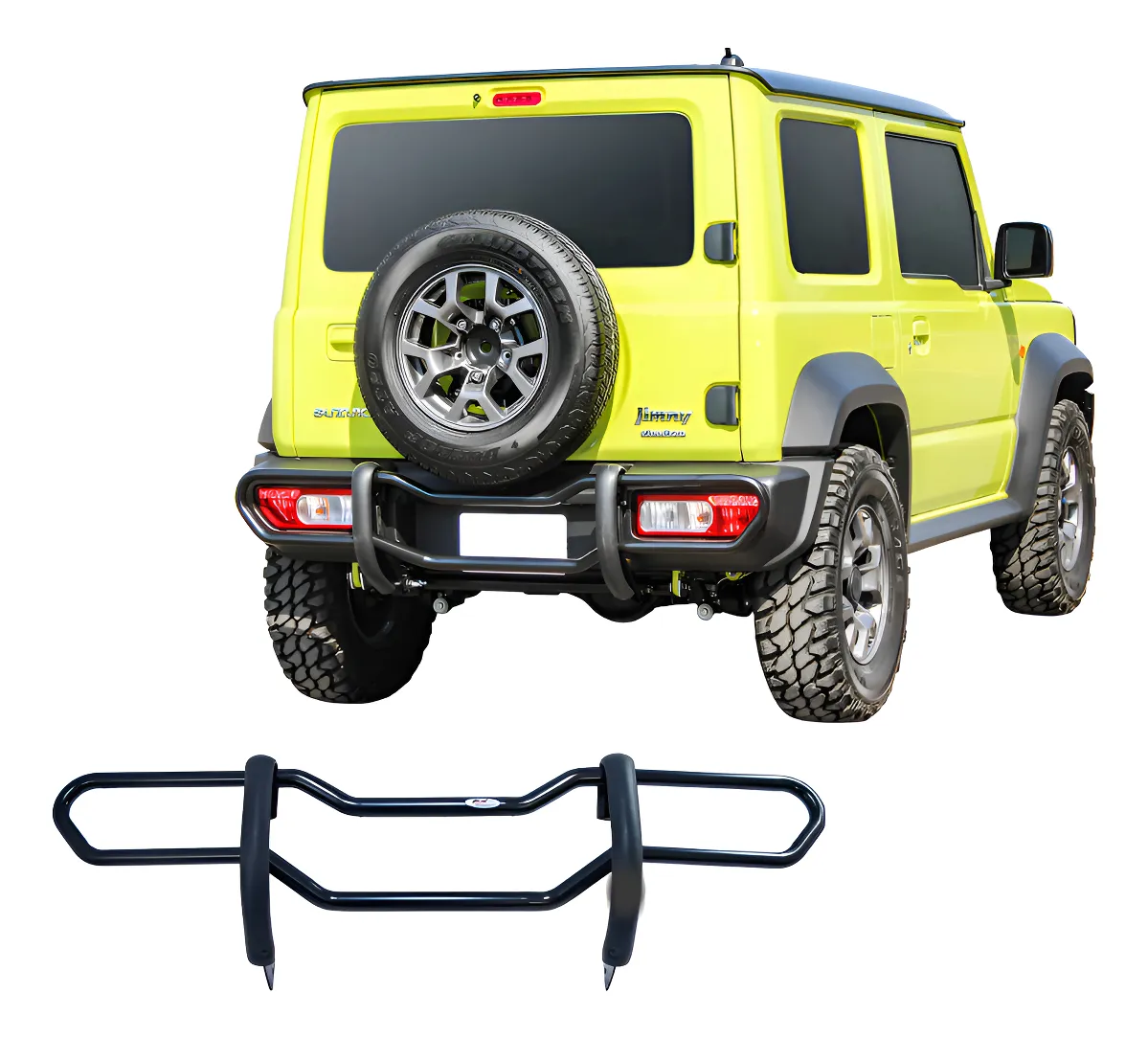 Bumper Trasero Suzuki Jimny 2020 - 2023 Defensa Bronx - Image 1