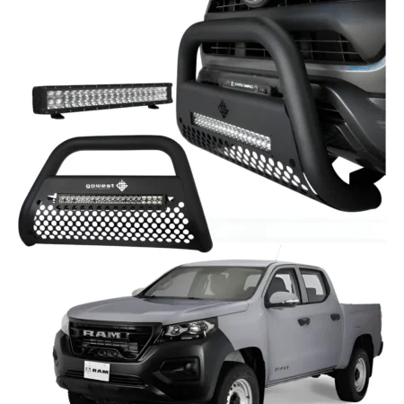 Combo Burrera Ultra Bar Para Ram 1200 2025 + Barra De Luz