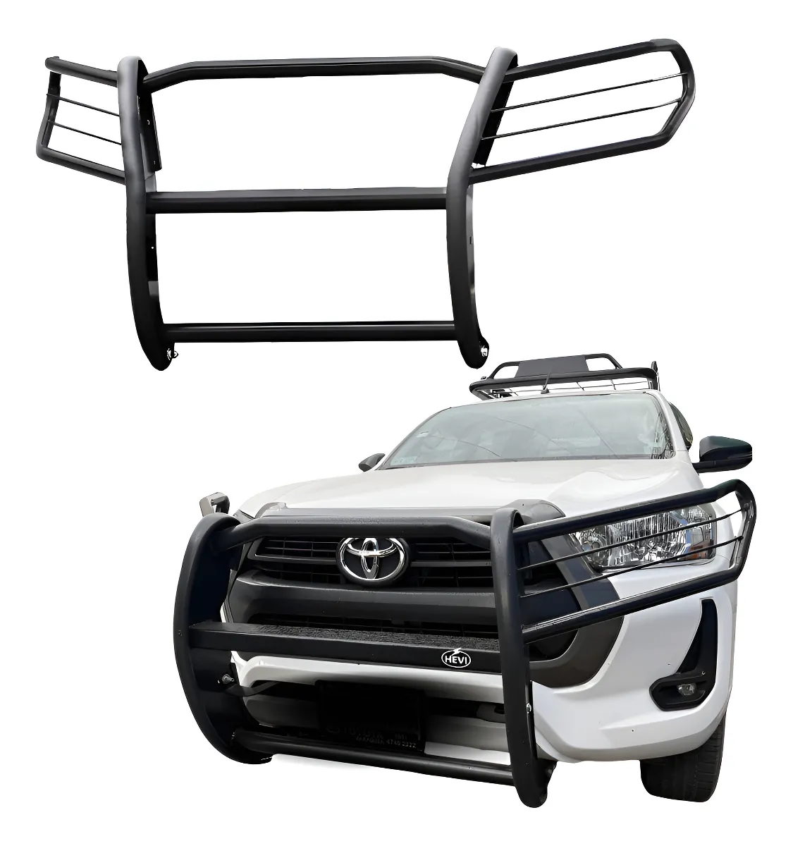 Burrera Defensa Cubre Faros Para Toyota Hilux 2016 - 2025 - Image 1