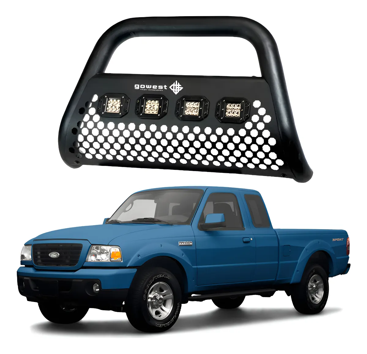 Centro De Burrera Ultra Bar Ford Ranger  1998-2009 4 Foco - Image 1