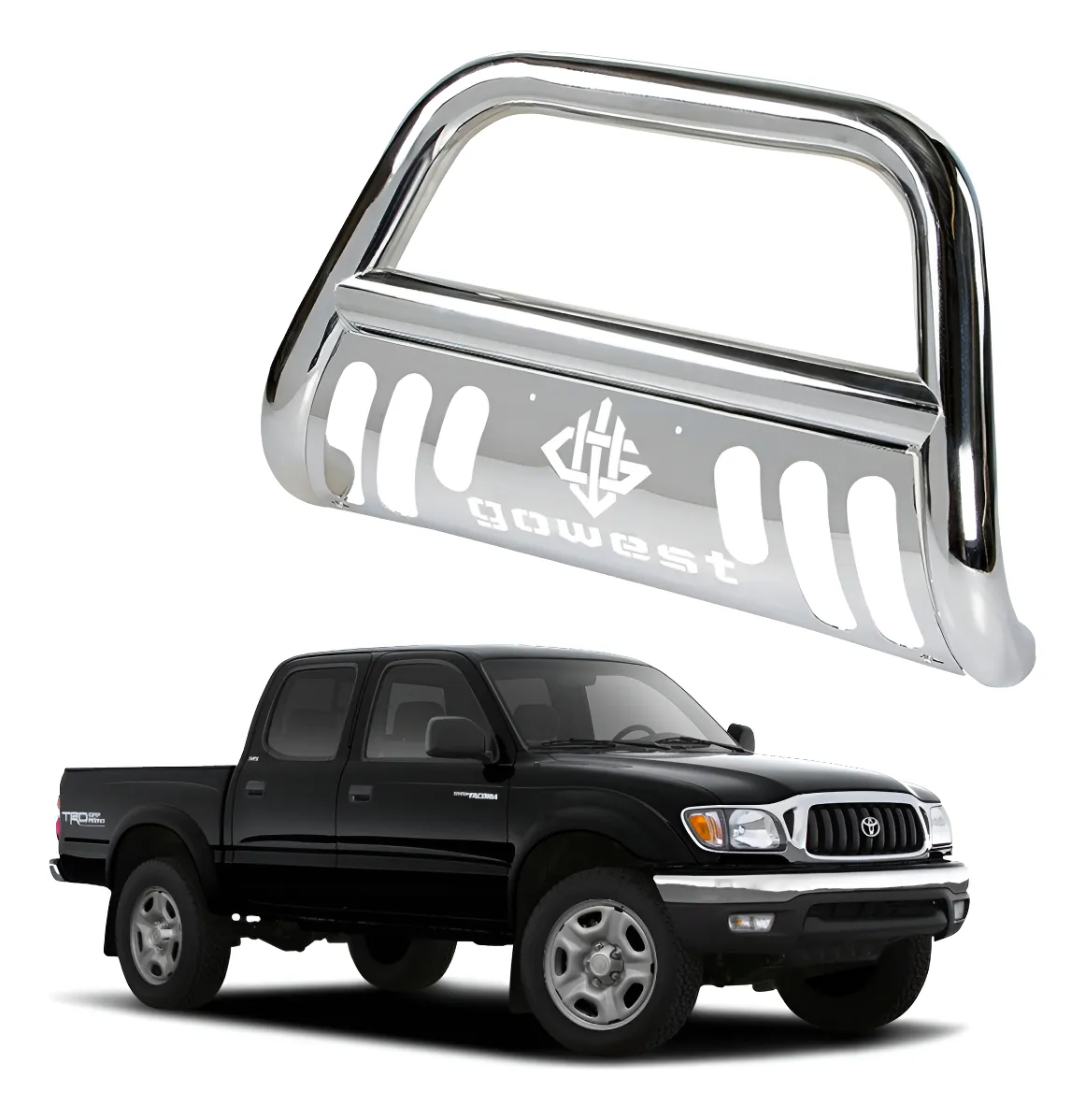Burrera Protector Bar Cromada Toyota Tacoma 1995 - 2004 - Image 1