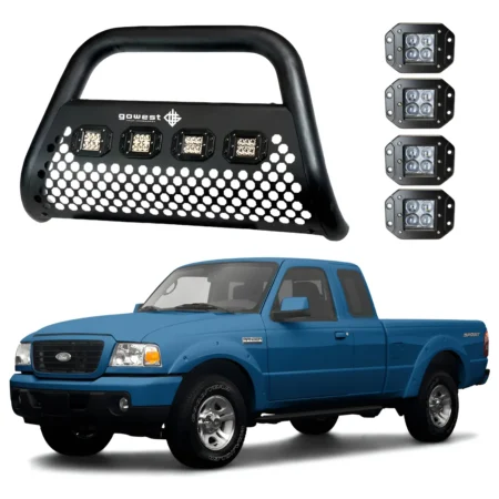 Combo Burrera Ultra Bar Ford Ranger 1998 - 2009 + 4 Faros