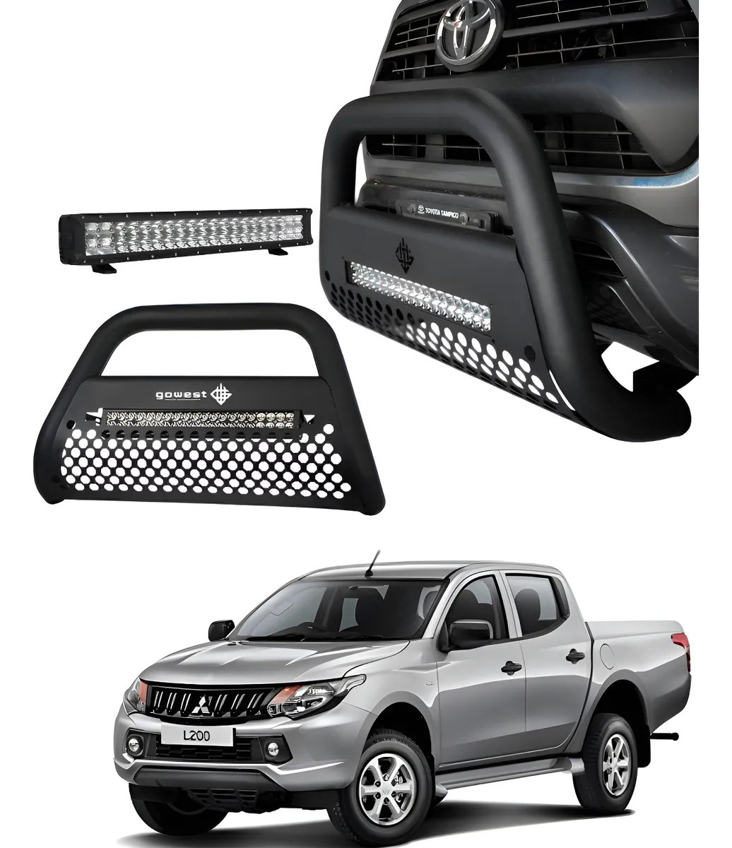 Kit Burrera Ultra Bar Mitsubishi L200 2008-2015 + Barra Led - Image 1