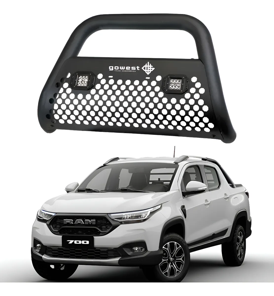 Burrera Tumbaburros Ultra Bar Dos Faros Ram 700 2021 - 2023 - Image 1