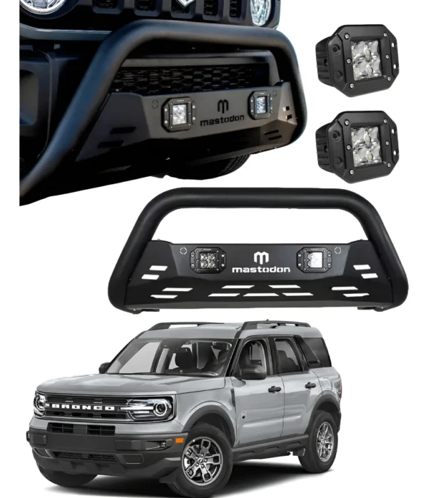 Kit Burrera Rage Ford Bronco Sport 2021 - 2023 + 2 Faros Led