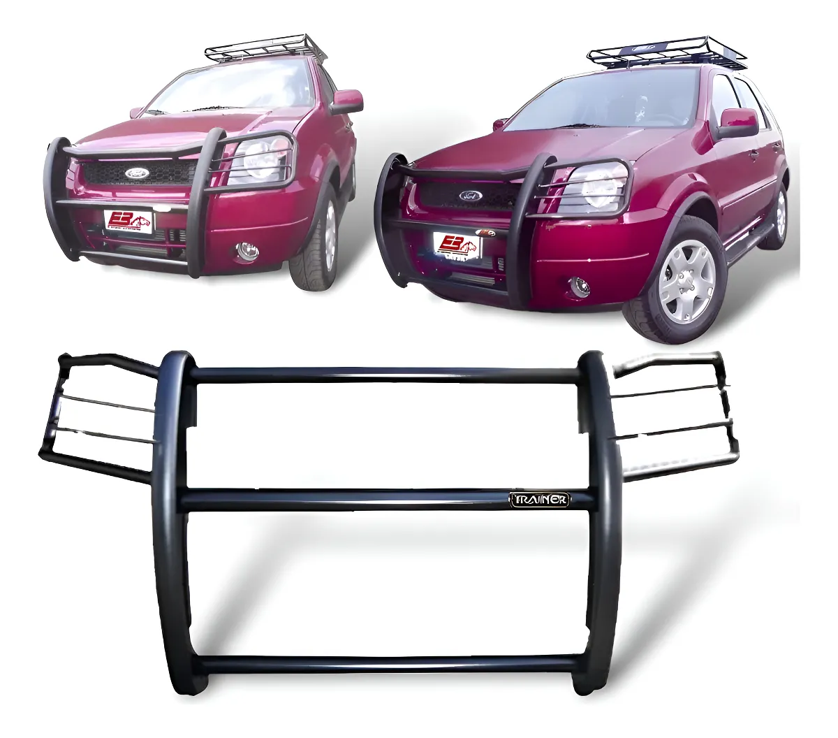 Burrera Cubrefaros Trainer Ford Ecosport 2003-2007 Negro - Image 1