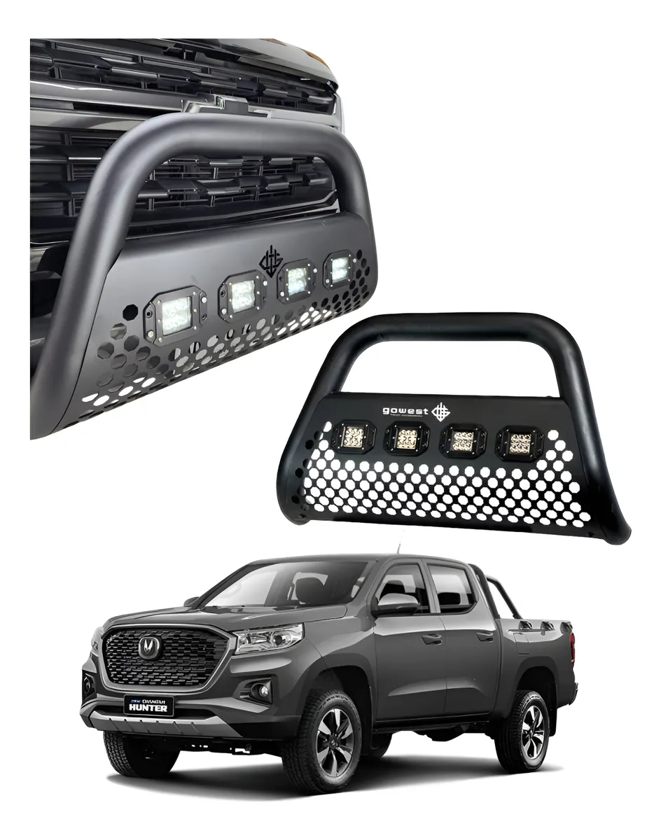 Burrera Ultra Bar 4 Faros Changan Hunter 2024 - Image 1
