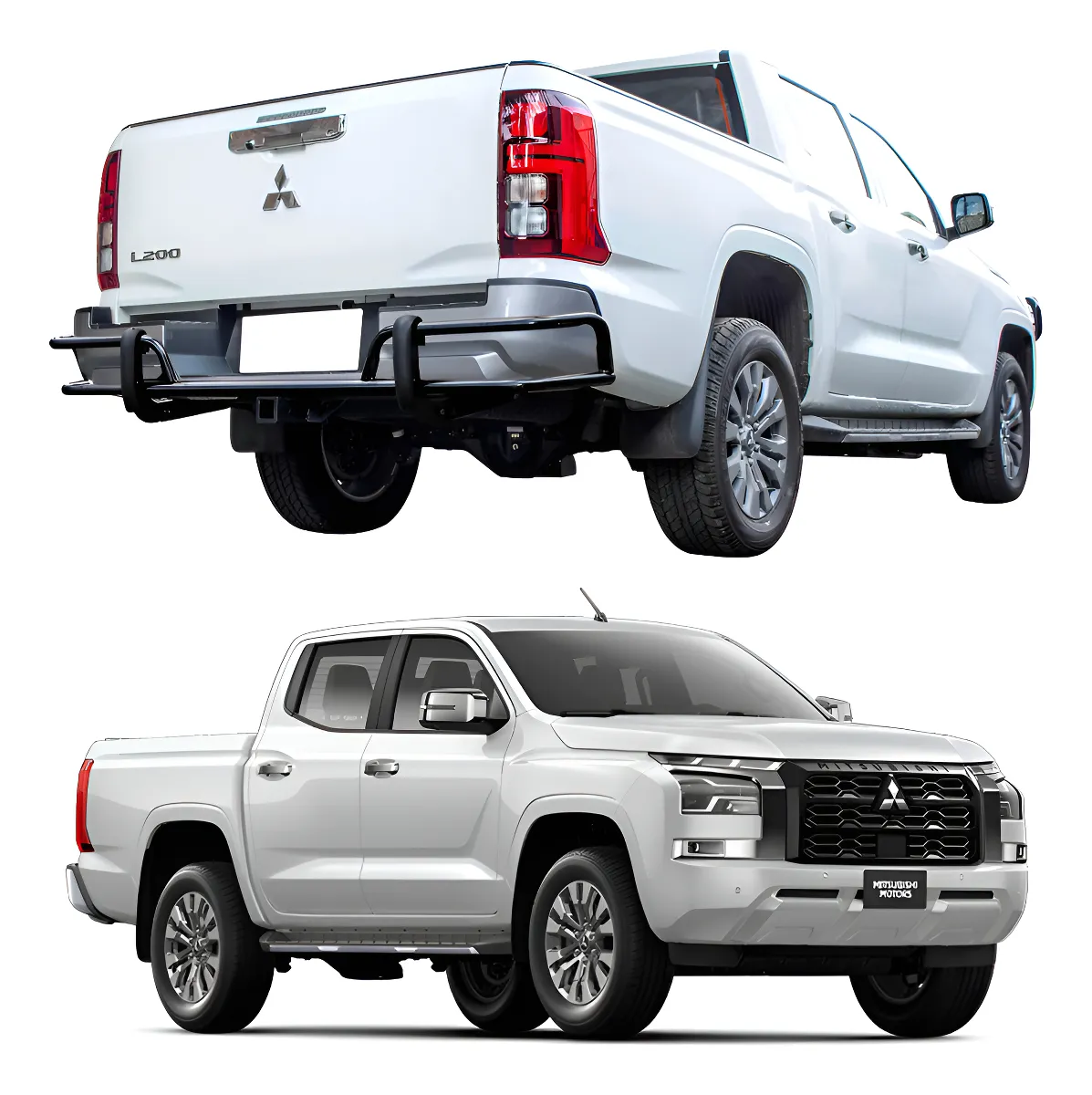 Bumper Trasero Compatible Con Mitsubishi L200 2025 - Image 1