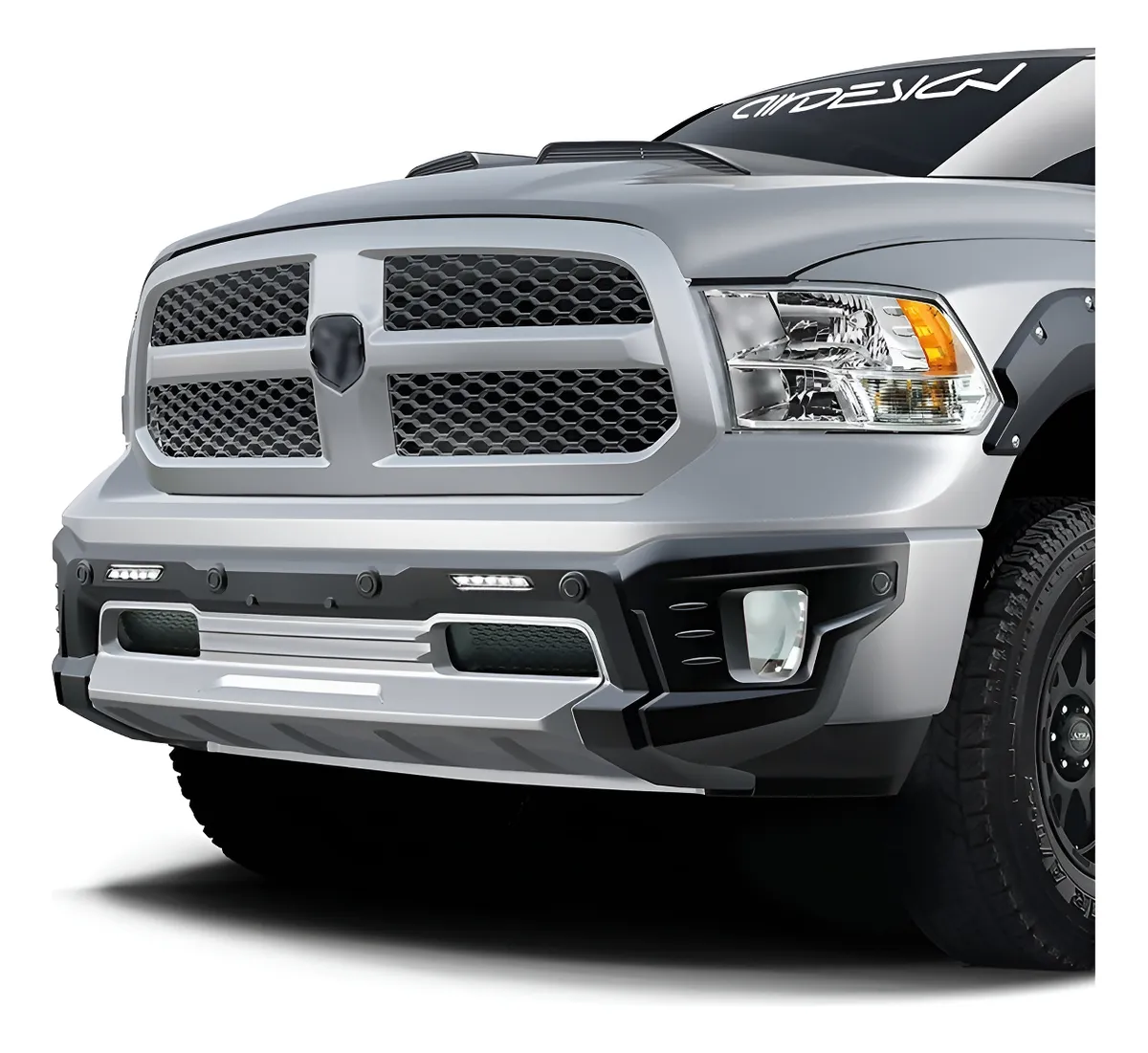 Bumper Delantero Con Led Airdesign Dodge Ram 1500 13-18 Slt - Image 1