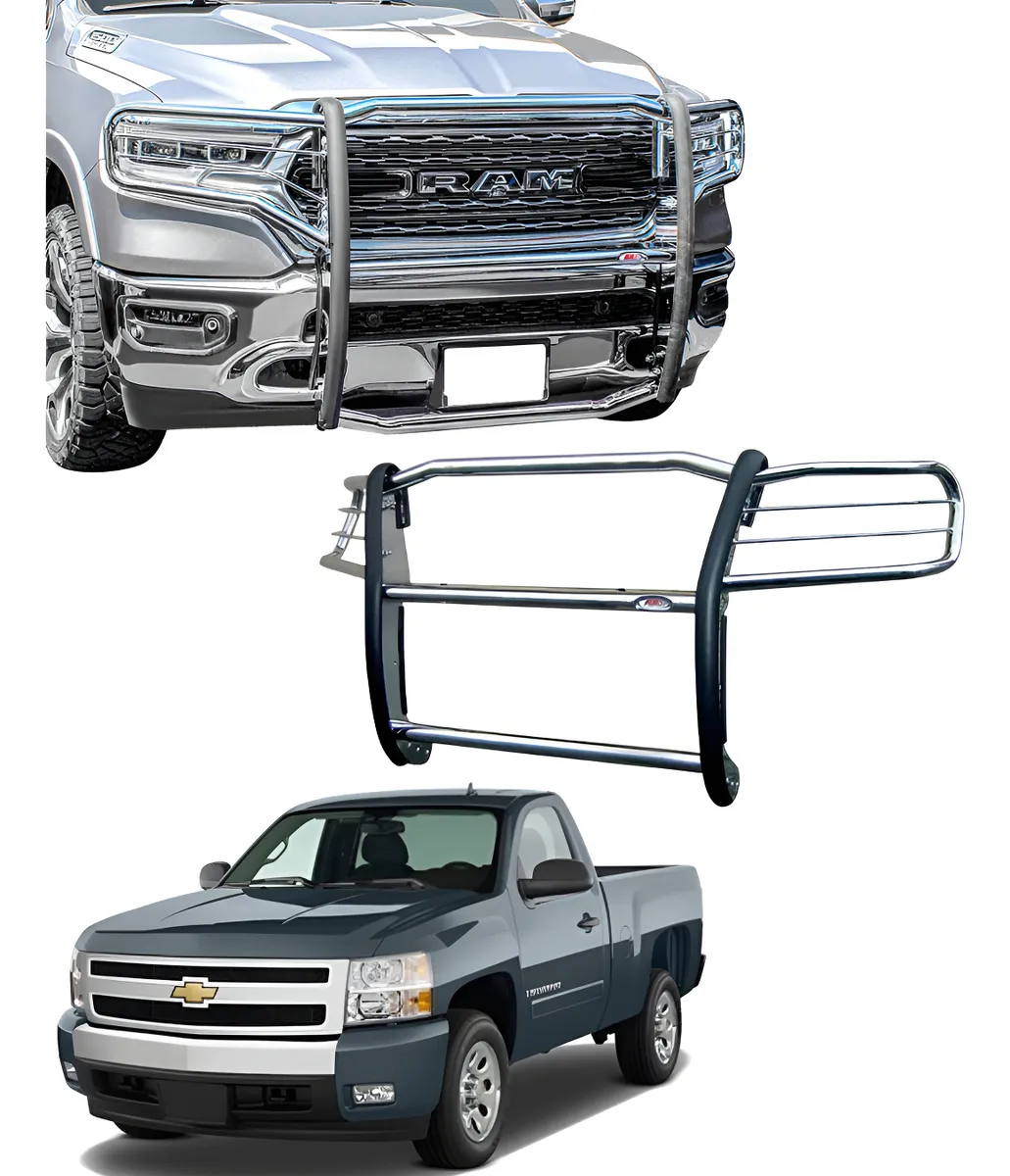 Burrera Super Bronco Chevrolet Silverado 2007-2013 Cromo - Image 1